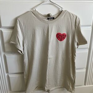 Talentless Cream and Pink Short Sleeve Tee
